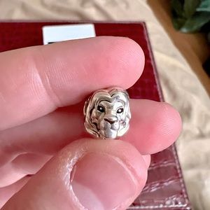 Authentic Pandora Lion King Silver Simba Head Charm (Disney Collection)